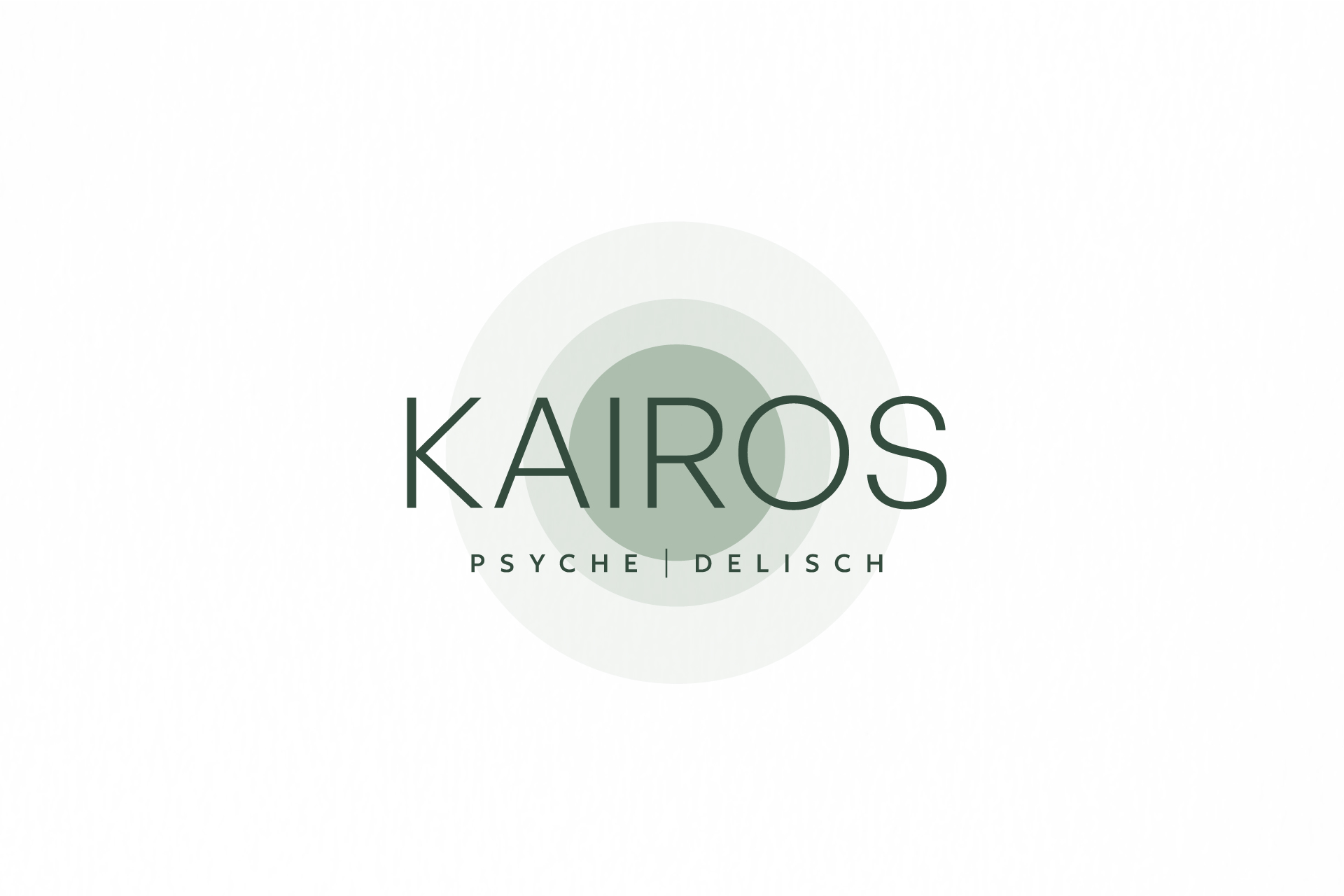 KAIROS Logo mit Kreismuster und Text.